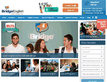 Tablet Screenshot of bridgeenglish.com